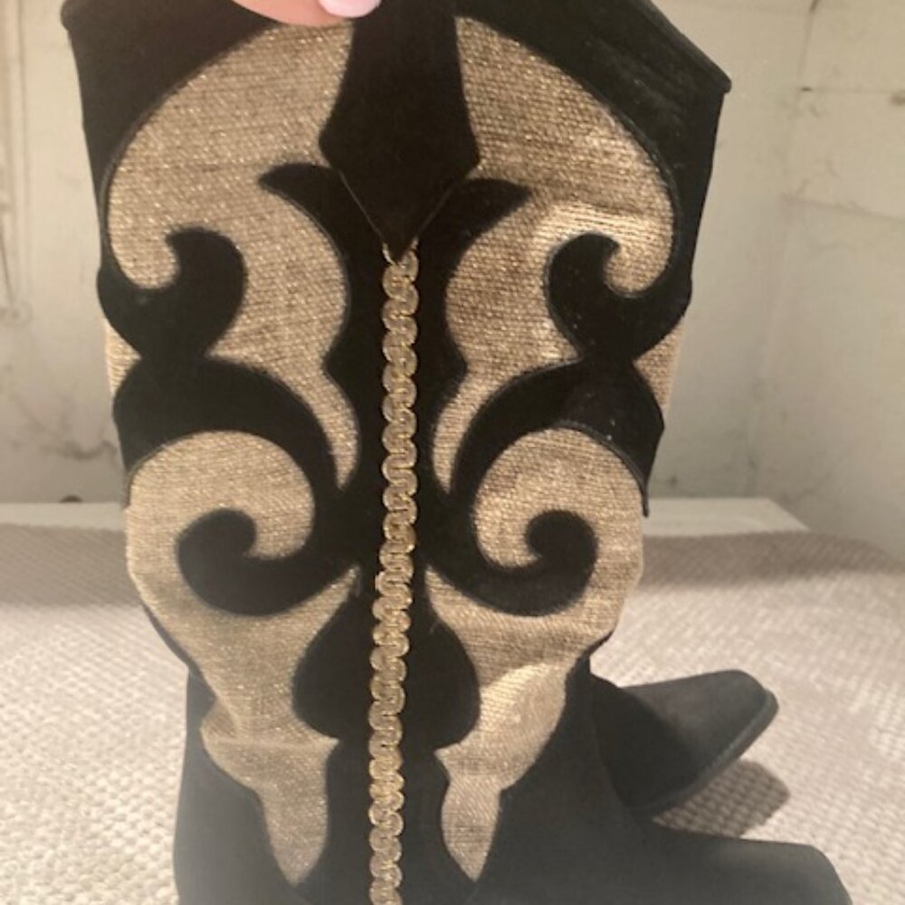 Nubuck Western Boots